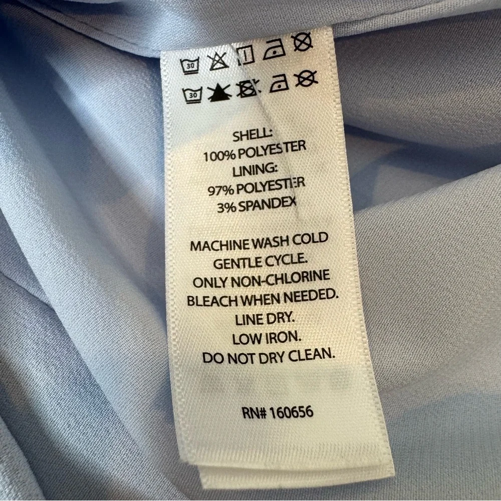 Sincerely Jules light blue Sleeveless Button-Down Dress XL - Picture 8 of 8